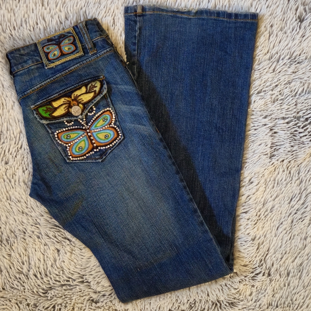 J1 Joy Jean Butterfly Pocket Jeans